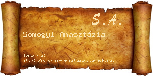 Somogyi Anasztázia névjegykártya